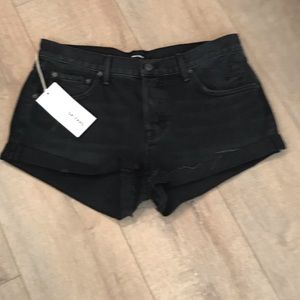 Grlfriend Distressed Denim Shorts